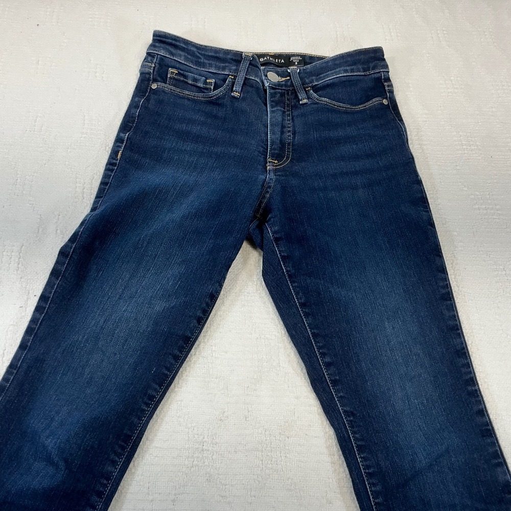 Athleta Womens Dark Wash High Rise Skinny Denim Jeans Blue Size 2 - Picture 4 of 9